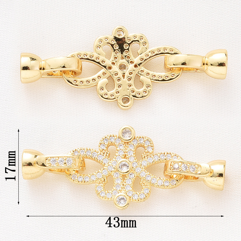 Zhuji pearl necklace buckle 8-shaped buckle, handcrafted end buckle, connecting buckle, mother-and-child buckle, sweater chain, universal buckle, DIY accessories pic 23