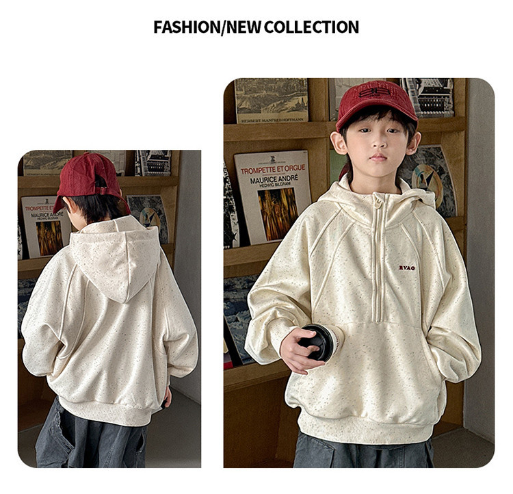男童卫衣春秋款2025新款痞帅儿童装春季连帽长袖上衣运动男孩春装详情16