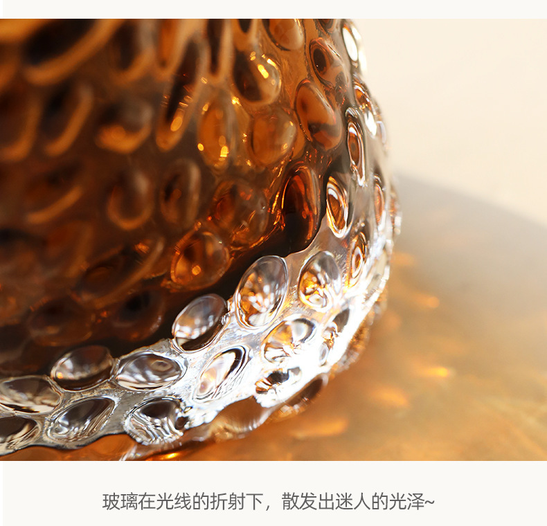 Fuya Glass Modern, simple, creative, irregular and dynamic glass vase, transparent colored glass vase for office desktop pic 8