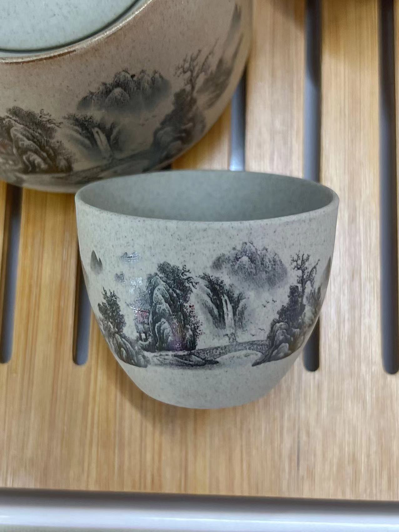 陶瓷茶具套装茶壶茶杯粗陶15件套家用功夫茶具商务礼品茶具礼盒装详情34