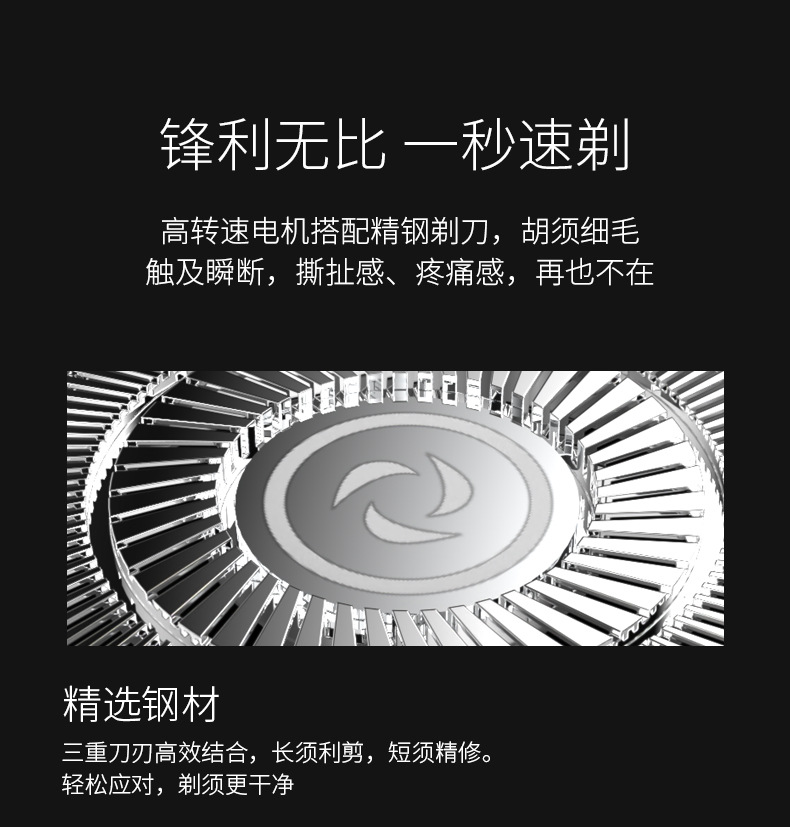 厂家直供新款电动剃须刀男士刮胡刀家用旅行胡须刀迷你便携车载详情13