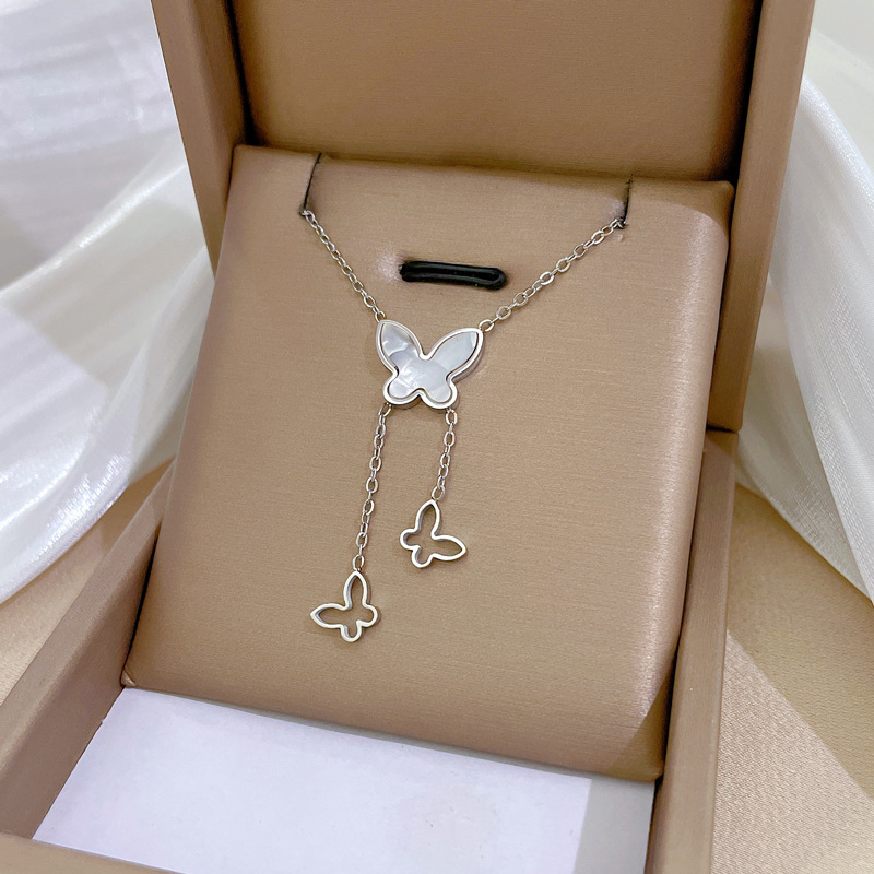 【通体钛钢】几何动物气质个性极简风炉内真金项链女ins锁骨链详情15