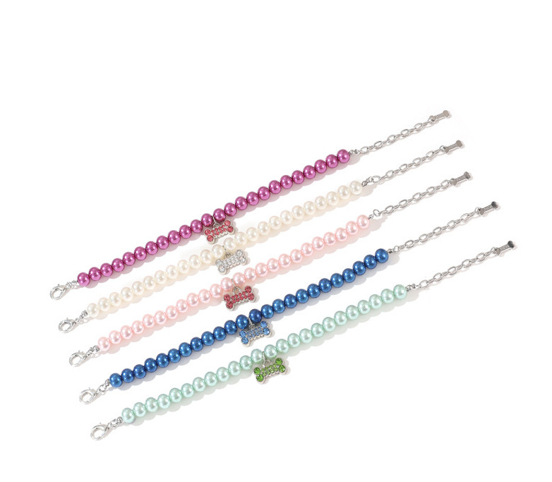 宠物用品项圈牵引绳脖圈珍珠猫咪项链饰品中小型犬狗圈颈圈详情3