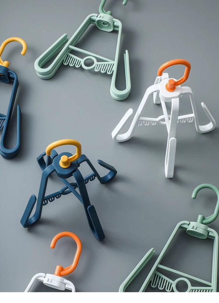 加厚防风晒鞋架创意阳台宿舍晾晒衣架可旋转多功能挂钩家用收纳详情16