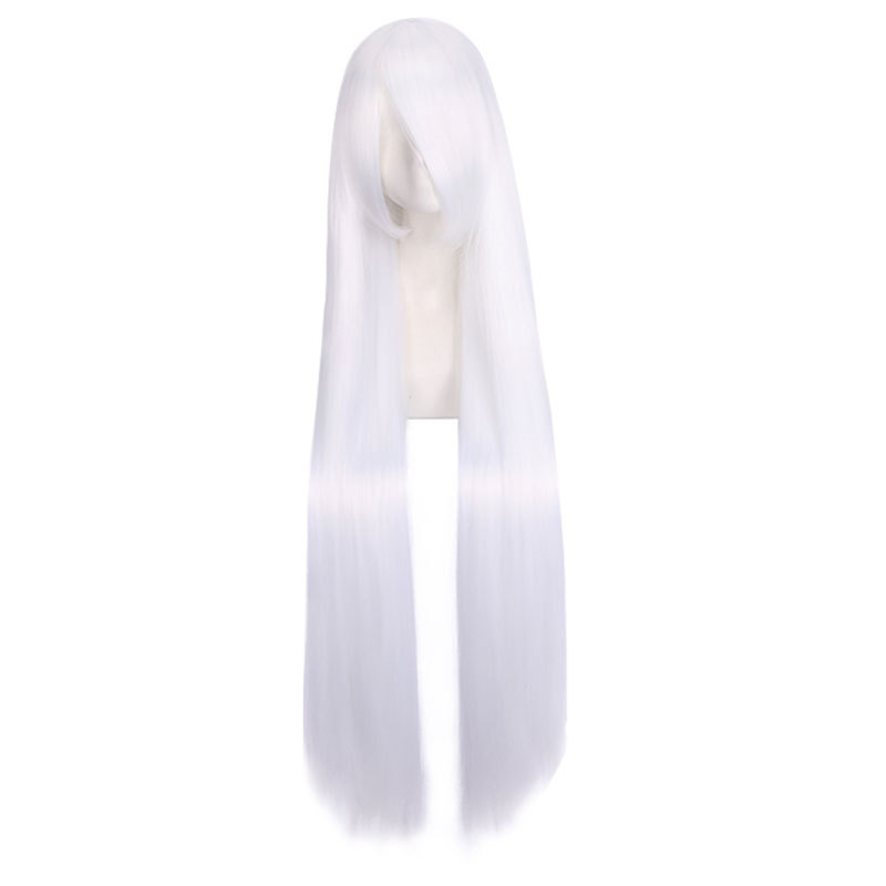 Anime wigs, European and American 100CM wigs, cosplay all-purpose long straight hair for women, multi-color long straight hair manufacturer wholesale pic 7