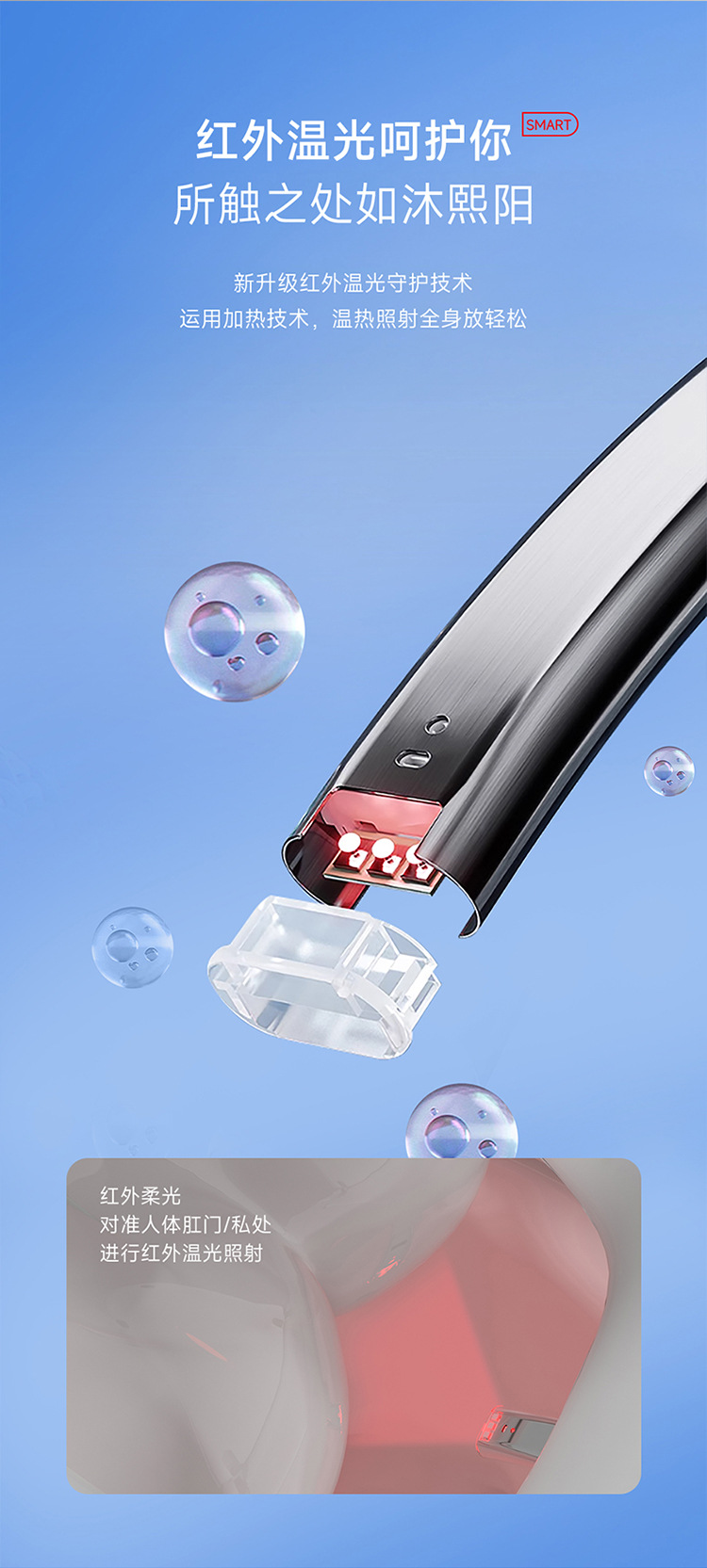 东沃H3全自动家用智能马桶品牌感应翻盖带水箱无水压虹吸式冲水详情5