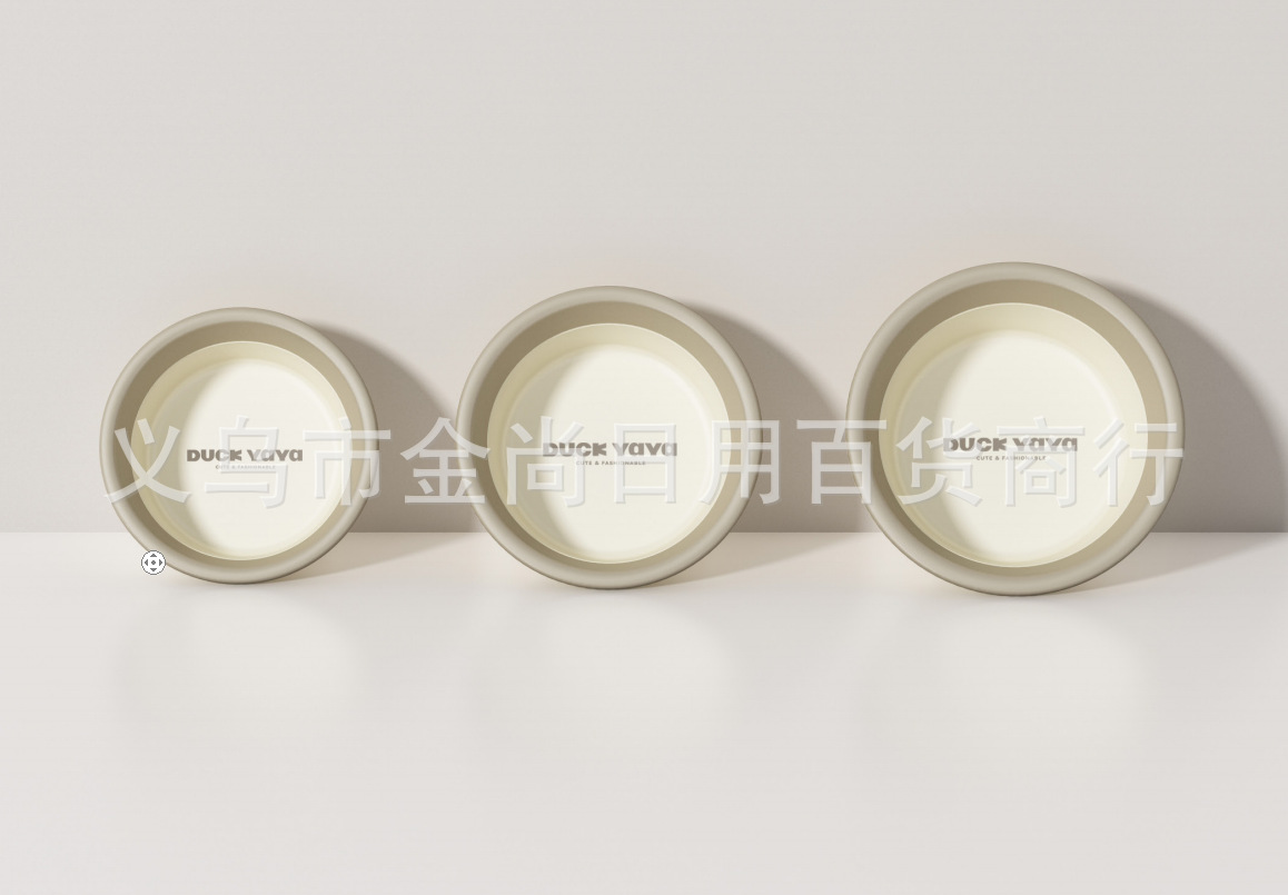 Thickened folding basin, large portable household collapsible water basin for babies, baby folding washbasin, bath basin, bathtub pic 6