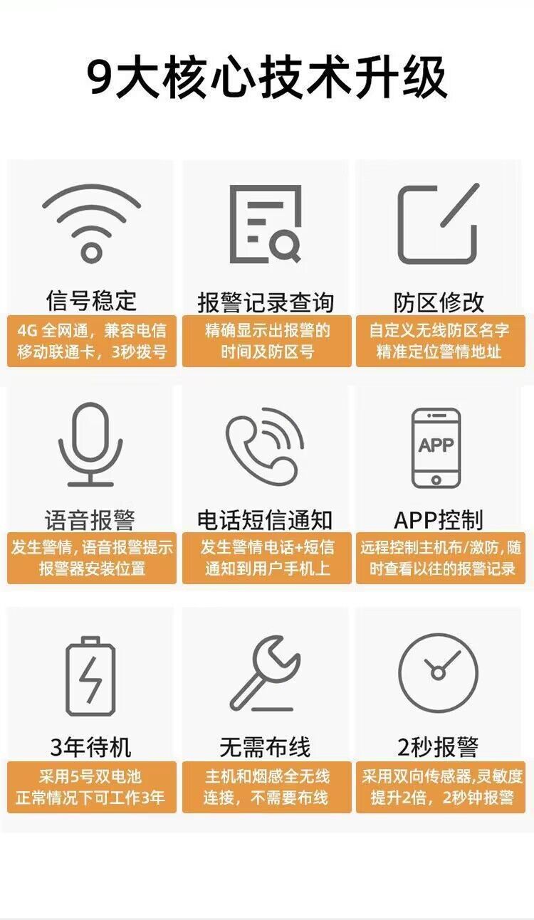 智慧无线烟雾报警器商用工厂远程联网消防主机火灾烟自动报警系统详情13