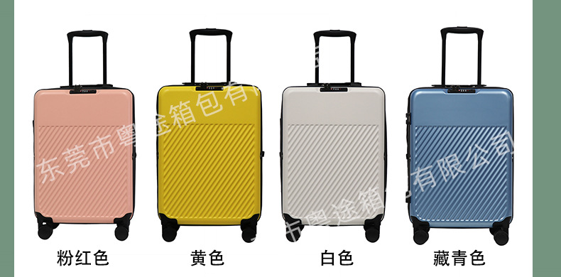 新款跨境可折叠拉杆箱静音万向轮旅行箱包海关锁多功能折叠行李箱详情5
