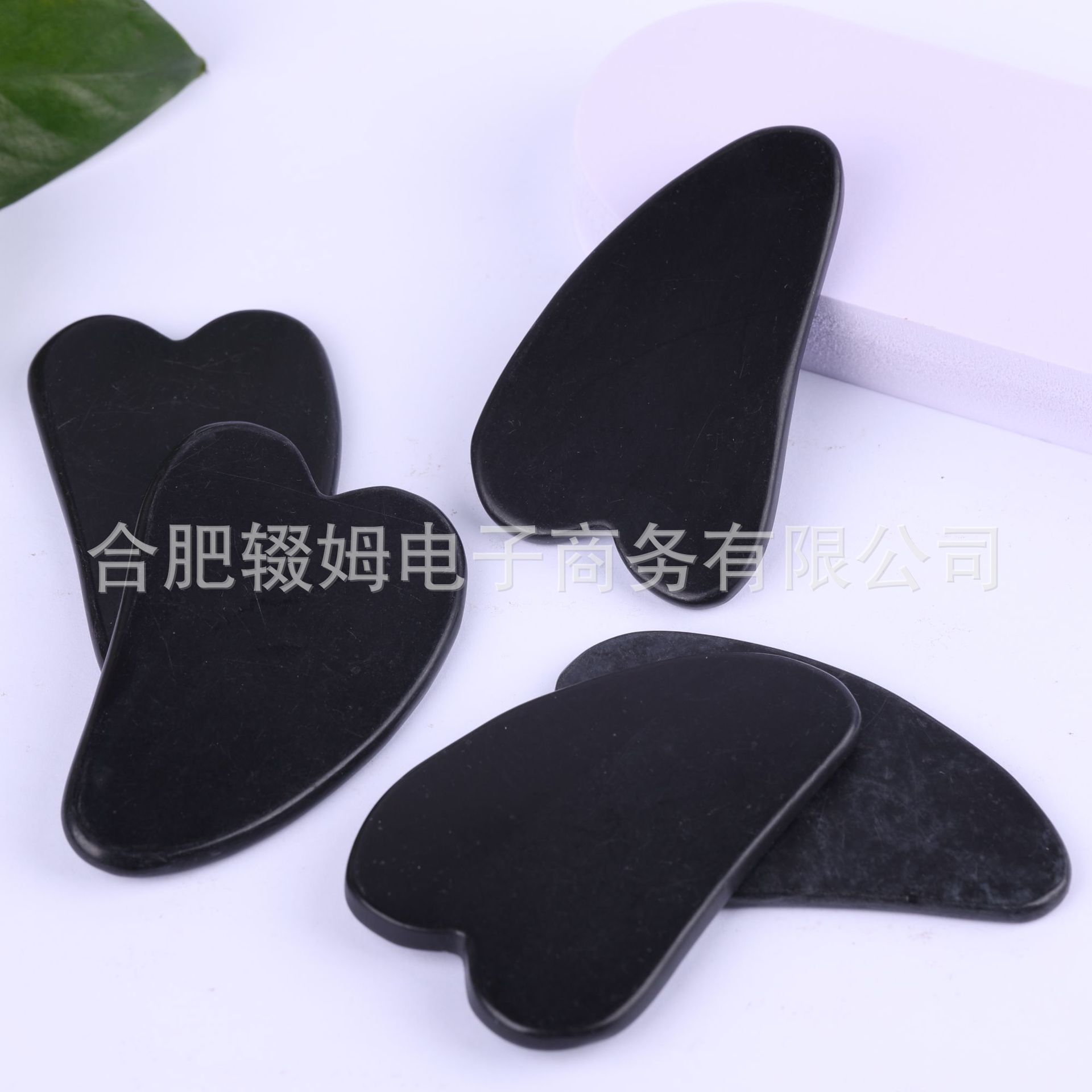 天然岫玉玉石板面部美容按摩器全身通用牛角刮板岫玉刮痧板经络详情26