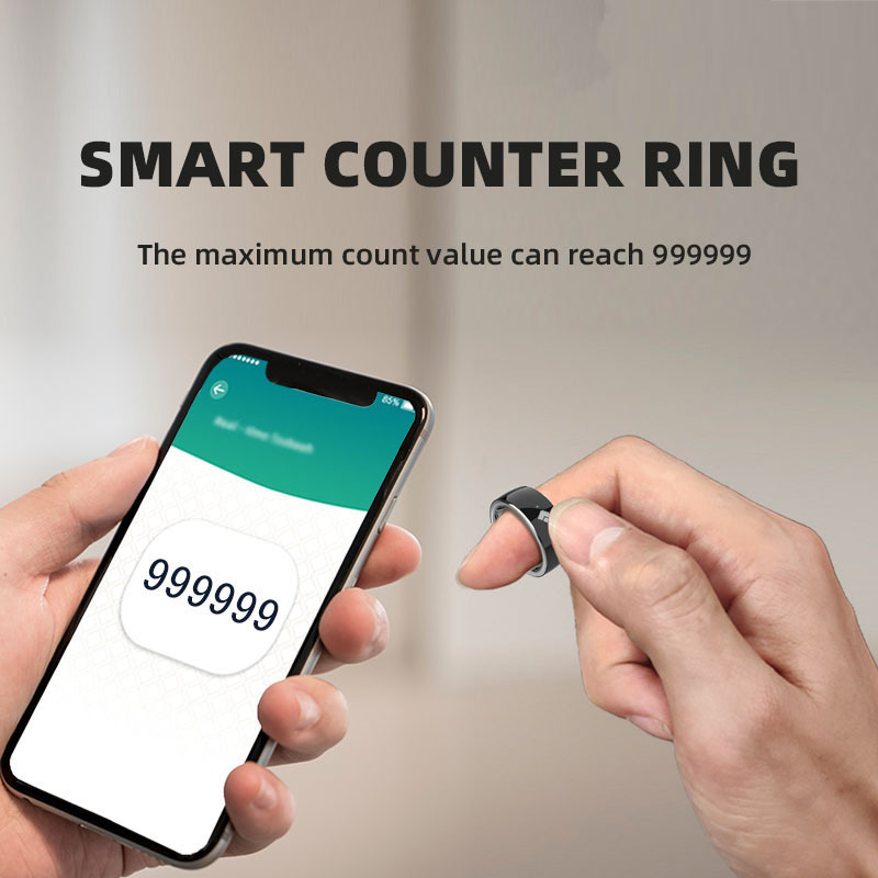 Digital counter Bluetooth smart ring, electronic counter, time reminder smart ring pic 8