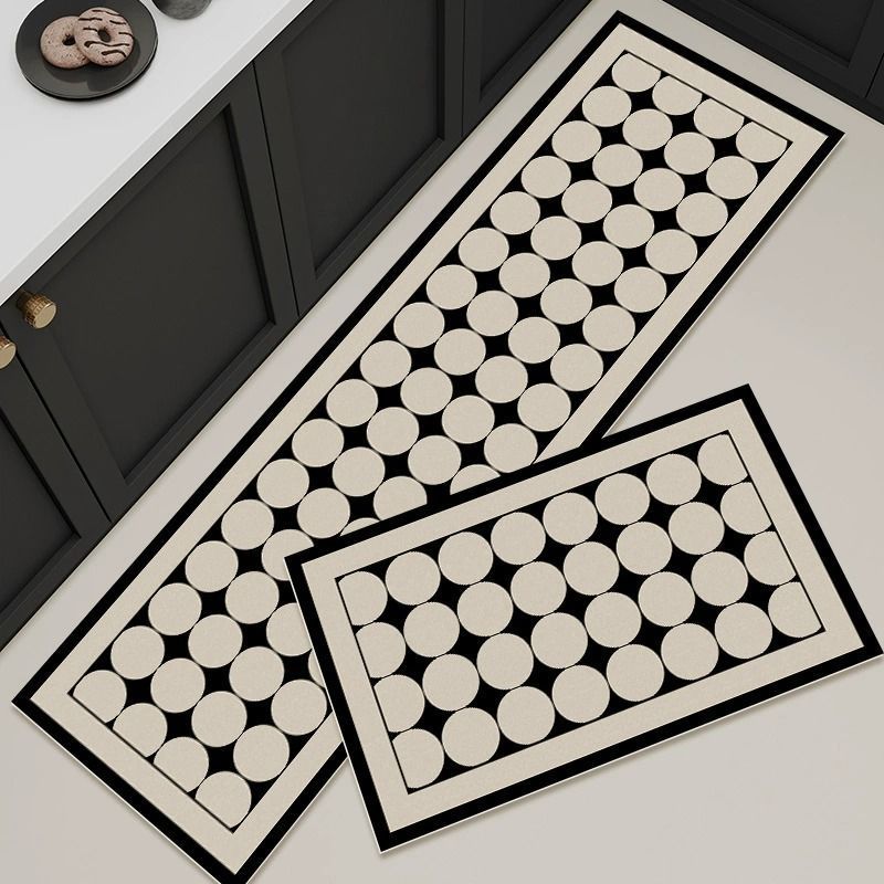 简约轻奢硅藻泥风格地垫厨房吸水防滑速干长条地毯浴室卫生间脚垫详情16