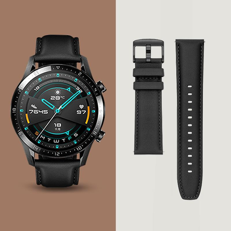 适用于华为GT5 真皮手表带官方同款智能手表带真皮表带现货速发详情7