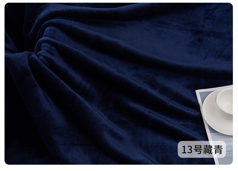 厂家现货双面法兰绒保暖家居服面料单面法莱绒睡袍睡衣毛绒毛毯布详情15