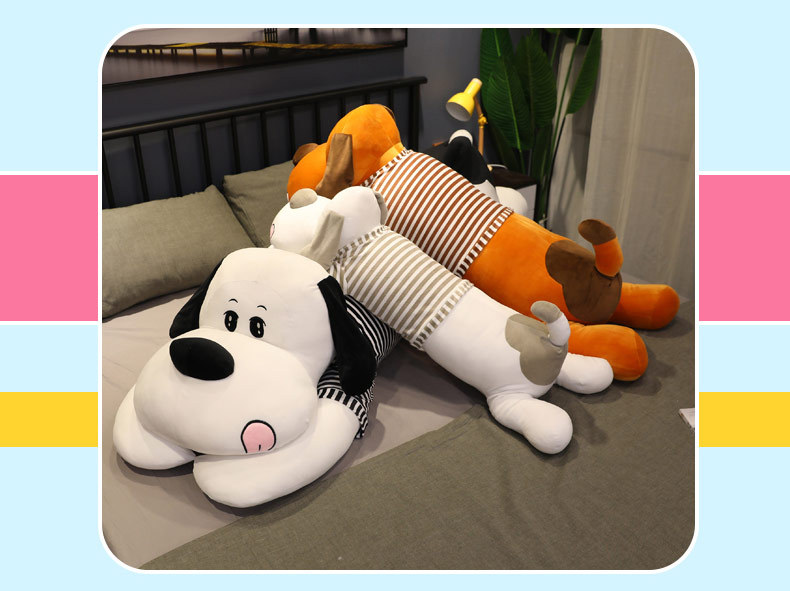 男女款抱着睡觉毛绒玩具狗狗公仔大号娃娃可拆洗趴趴狗抱枕超软详情6