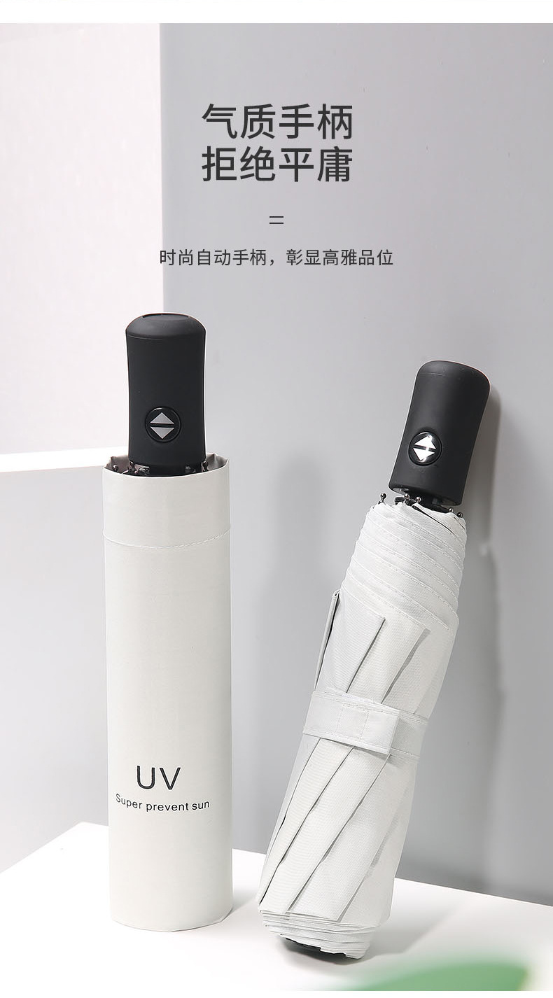 折叠全自动雨伞男女学生韩版晴雨两用防晒遮阳太阳伞防紫外线大号详情4