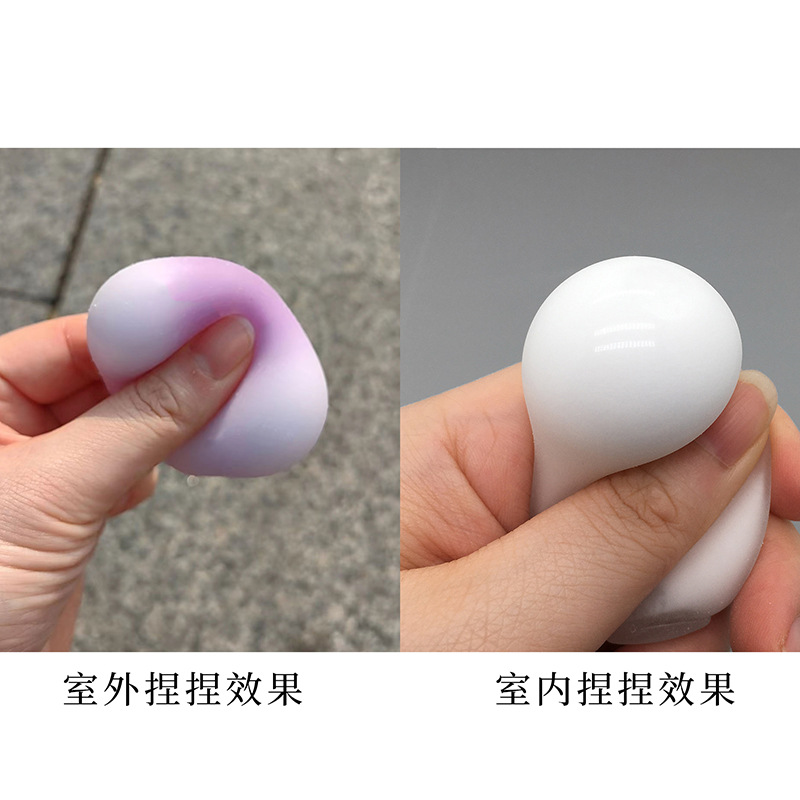 Light Variable Grape Fruit Pinching Fun TPR Mini Grape Stress-relieving Toys, temperature-variable squeezing small toys, wholesale from street stalls pic 7