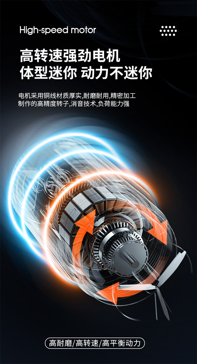 2023新款USB电动剃须刀旅行便携口袋修胡刀男士家用小巧刮胡刀详情15