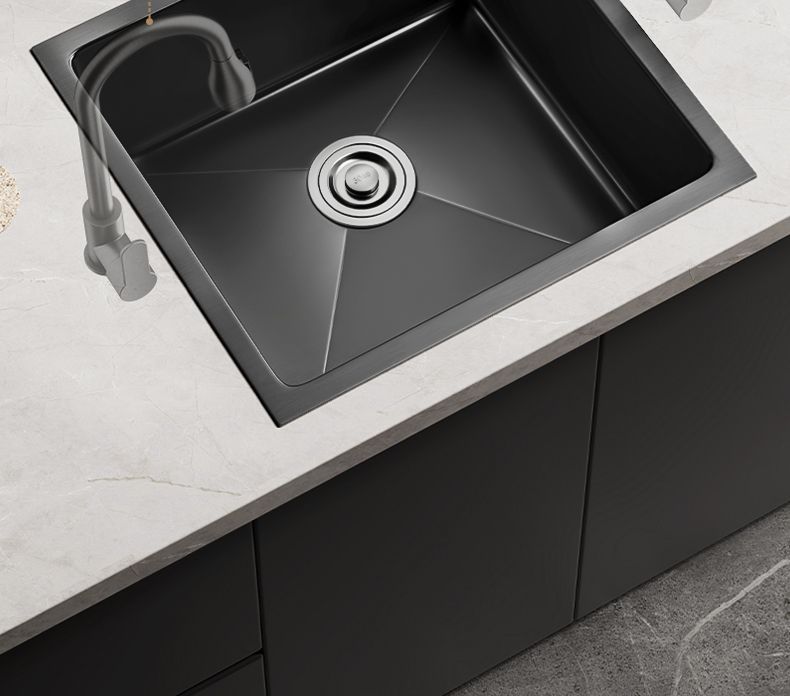 家韵纳米厨房手工小水槽单槽不锈钢洗菜盆台下盆迷你吧台岛台详情21