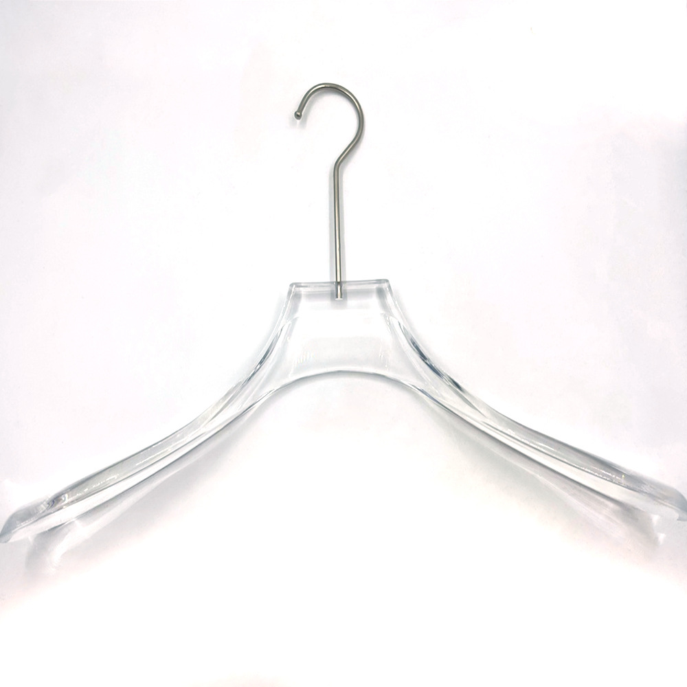 Percha de cristal transparente pantalón sin traza soporte abrazaderas ropa colgante moda armario vestido de novia ropa especial tienda de ropa pic 2