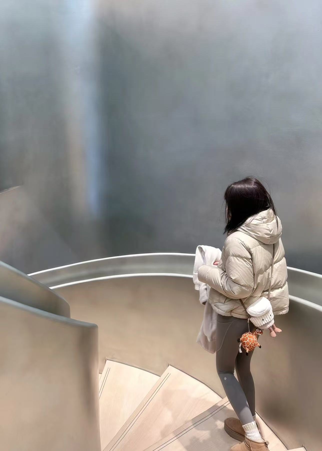 lulu同款泡芙五格杜邦三防可溯源90白鸭绒羽绒服女短款防寒面包服详情12