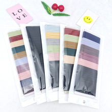 Korean imported 4mm high-elasticity seamless black rubber band hair band for women, DIY hair tie, hair band and hair accessory wholesale, hair band for women pic 4