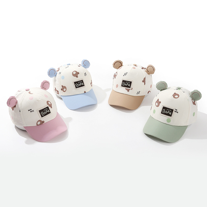 婴儿帽子秋冬可爱超萌韩版洋气男女宝宝鸭舌帽棒球帽百搭小童春秋详情3