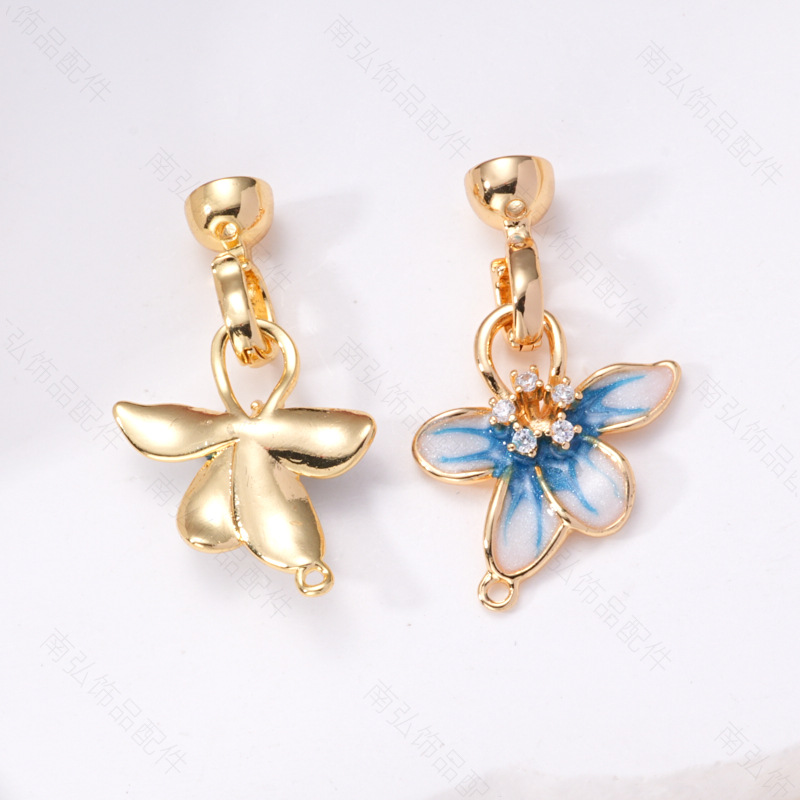 Pearl necklace, horn buckle, universal buckle, end buckle, hug buckle, bracelet connecting buckle, sweater chain, lap buckle, diy accessories pic 15