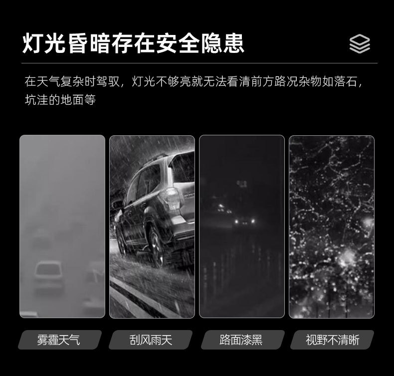 5寸汽车前杠灯车顶灯牧马人A柱射灯探照灯前保险杠激光射灯详情2