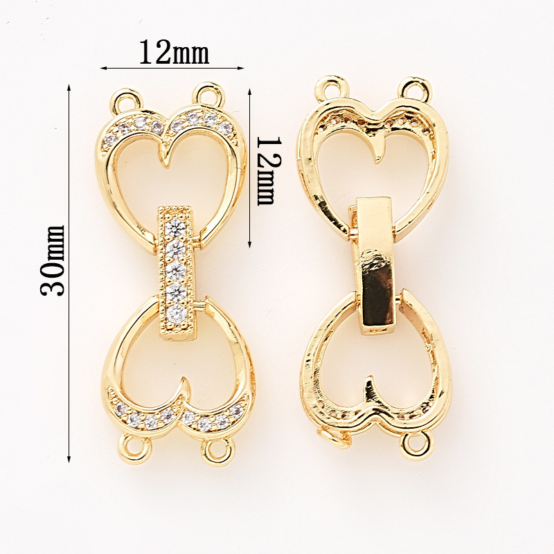 Zhuji pearl necklace buckle 8-shaped buckle, handcrafted end buckle, connecting buckle, mother-and-child buckle, sweater chain, universal buckle, DIY accessories pic 29