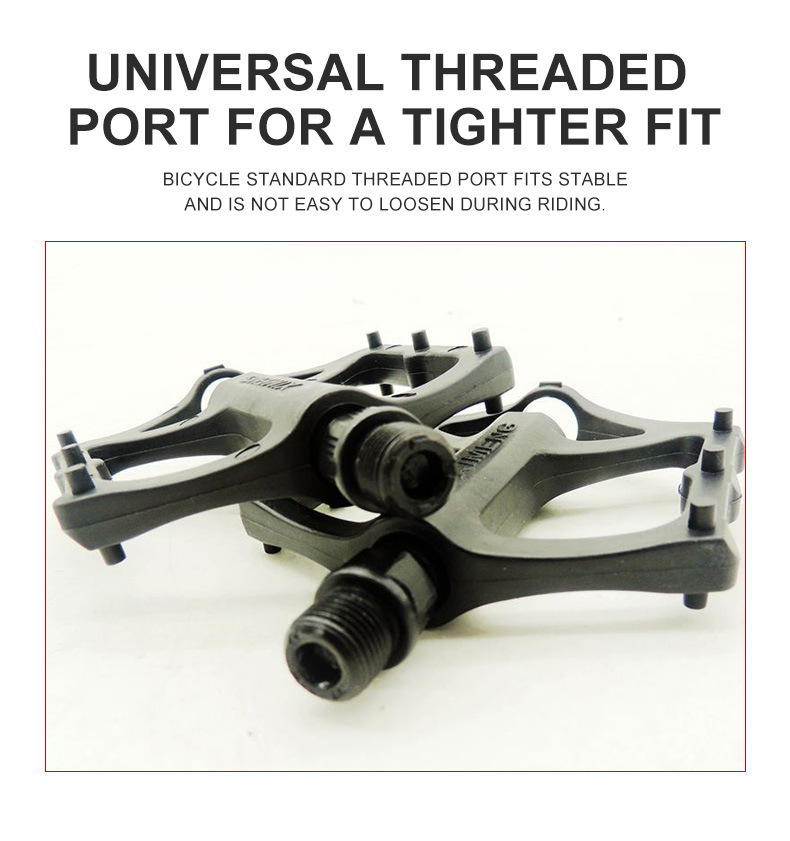 The cross-border best-selling Ximeng M26 mountain bike road bike with nylon pedals and ultra-light DU thin pedals pic 13