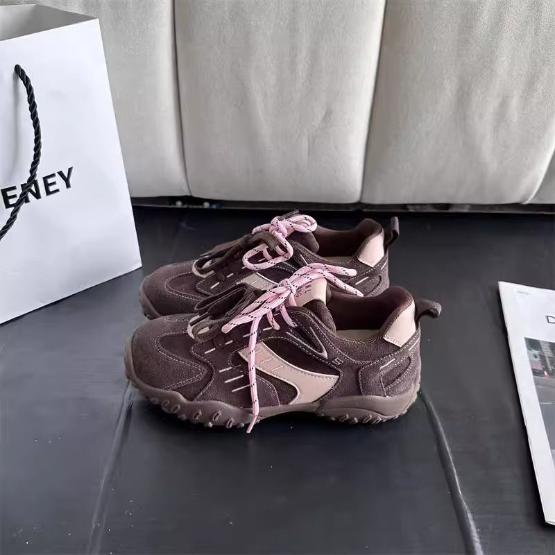 厚底增高德训鞋女洋气2025年秋季新款复古百搭阿甘鞋运动休闲鞋潮详情4