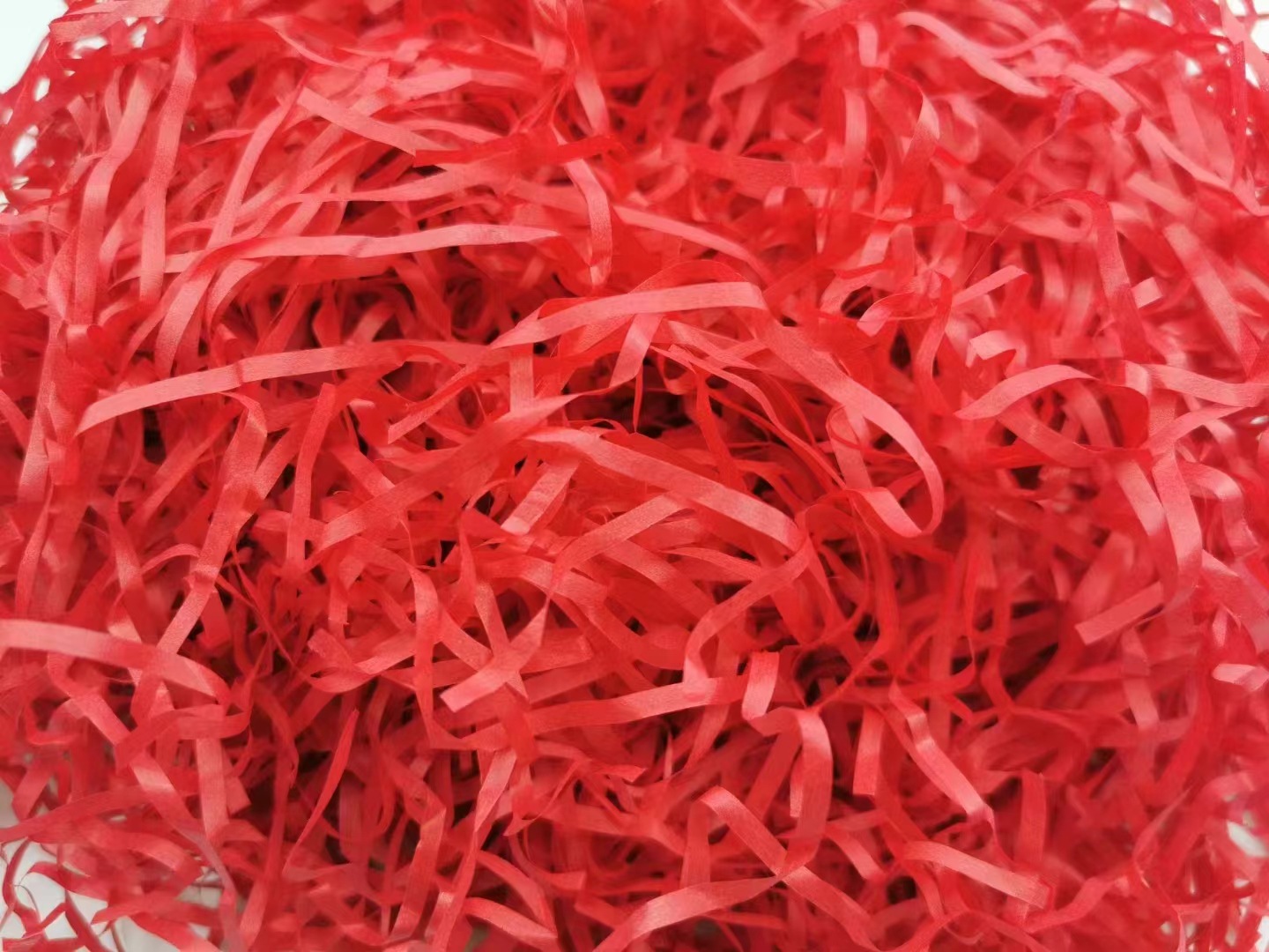 High-end multi-color solid color raffia grass chicken nest grass shredded paper thread decorative filling, raffia grass thread creative decoration pic 3