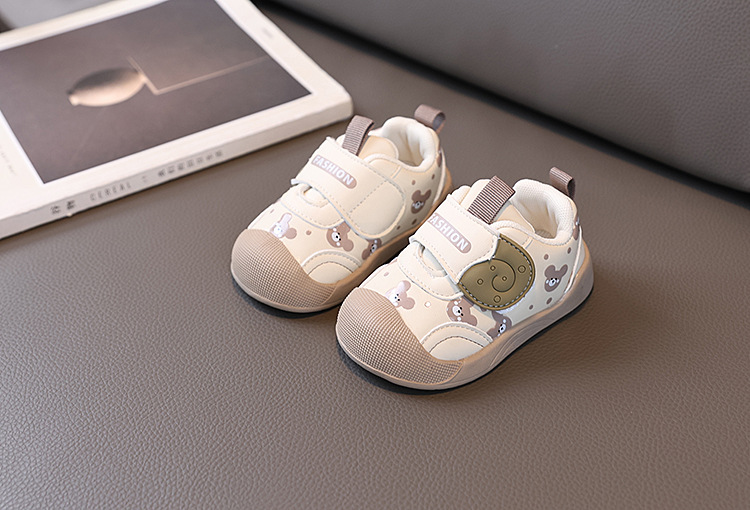 婴幼儿软底学步鞋秋冬男女宝宝透气运动鞋小童机能关键鞋一件代发详情3