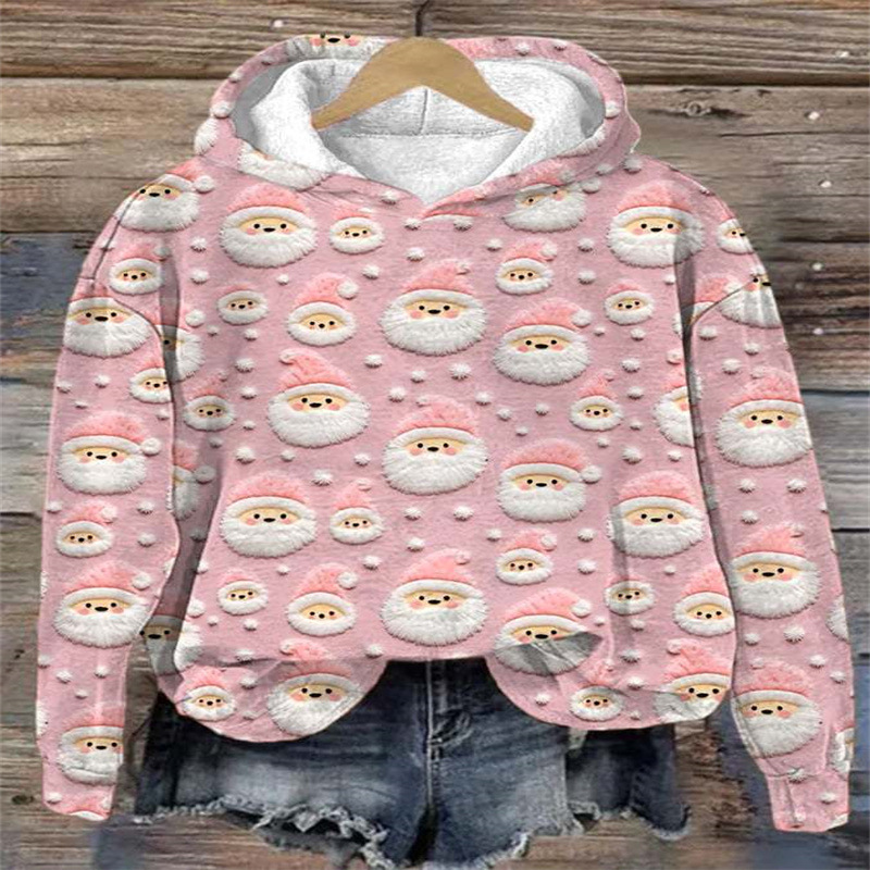 2025秋冬季女士跨境3D卫衣热门数码印花连帽衫带帽卫衣热卖款外套详情10