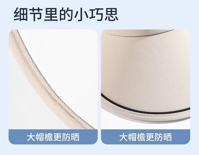 Brand [Sondona] Sun Hat [Free shipping for New customers 0.01] Summer Large brim Sun protection Hat New style UV Protection Sun hat with empty top pic 10
