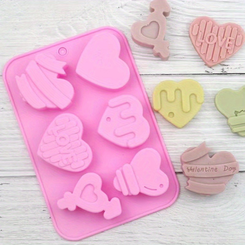 婴幼儿辅食模   硅胶心形软糖饼干蛋糕棒冰果冻DIY巧克力装饰糖果烘焙模详情6