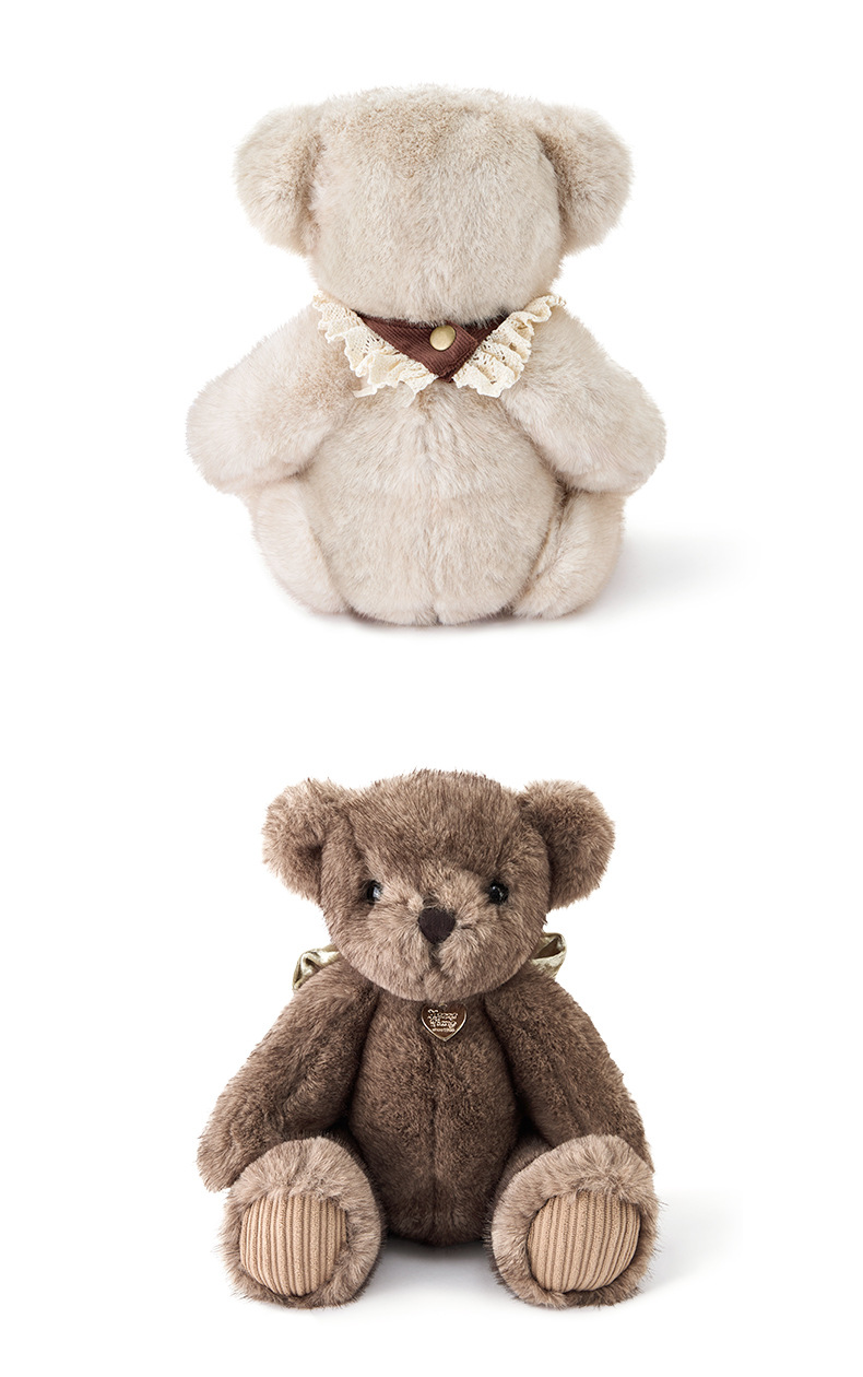 A new soothing bear plush toy doll from Duoai, a cute companion doll, a holiday gift, and a bed sleeping doll pic 5