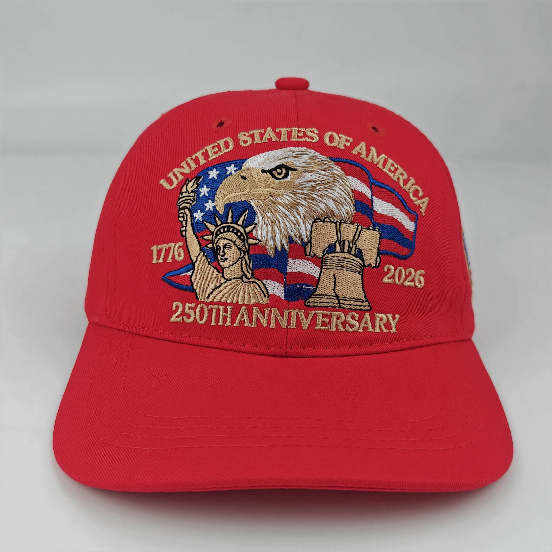 New in-stock American 250th anniversary commemorative baseball cap, three-dimensional embroidered commemorative cap, cross-border headband baseball cap pic 26