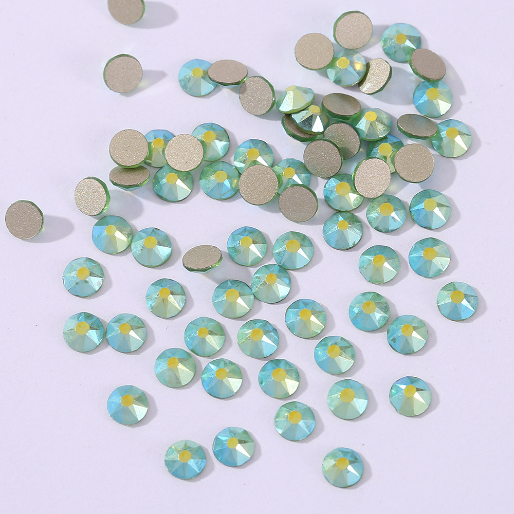 Wholesale of high-quality cross-border eight or eight small imitation Chinese flat-bottomed diamond, glass and crystal diamond diy nail art accessories pic 12