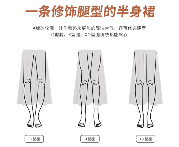黑色毛呢半身裙女2024秋季新款时尚高腰显瘦百褶A字毛呢半身长裙详情6
