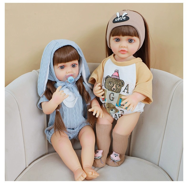 智能对话仿真娃娃会唱歌公主洋娃娃可爱安抚玩具女孩婴儿重生娃娃详情24