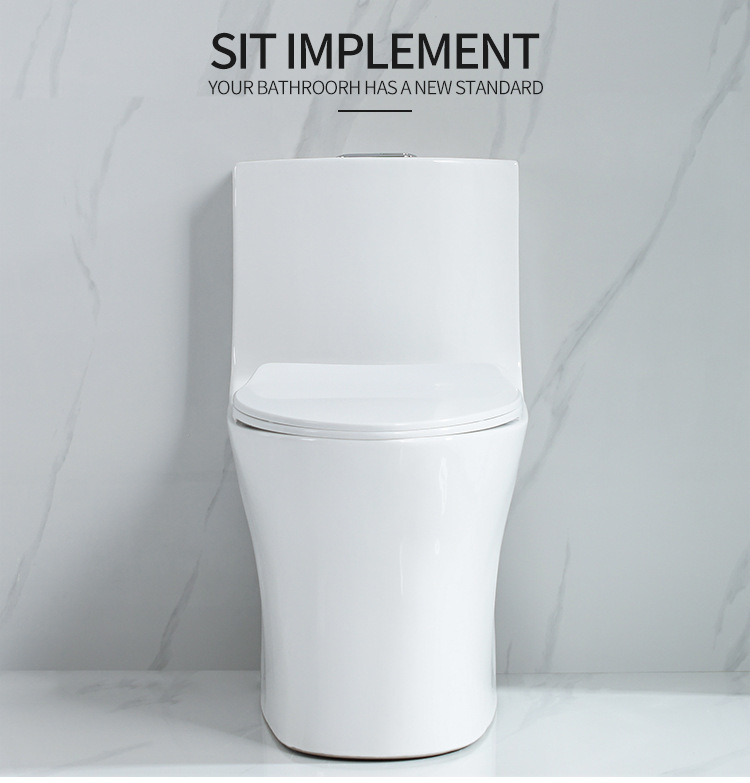 Large-diameter super vortex siphon integrated toilet, household bathroom, anti-odor, anti-splash, anti-freezing, silent water-saving ceramic toilet pic 27