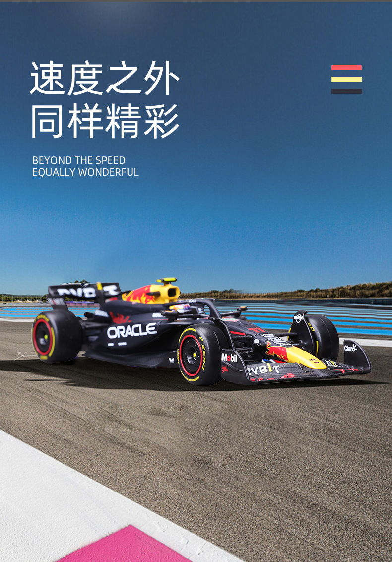A 1:43 scale replica of the Red Bull RB20F1 racing car model alloy car model, 2024 Formula racing decorative toy car pic 9