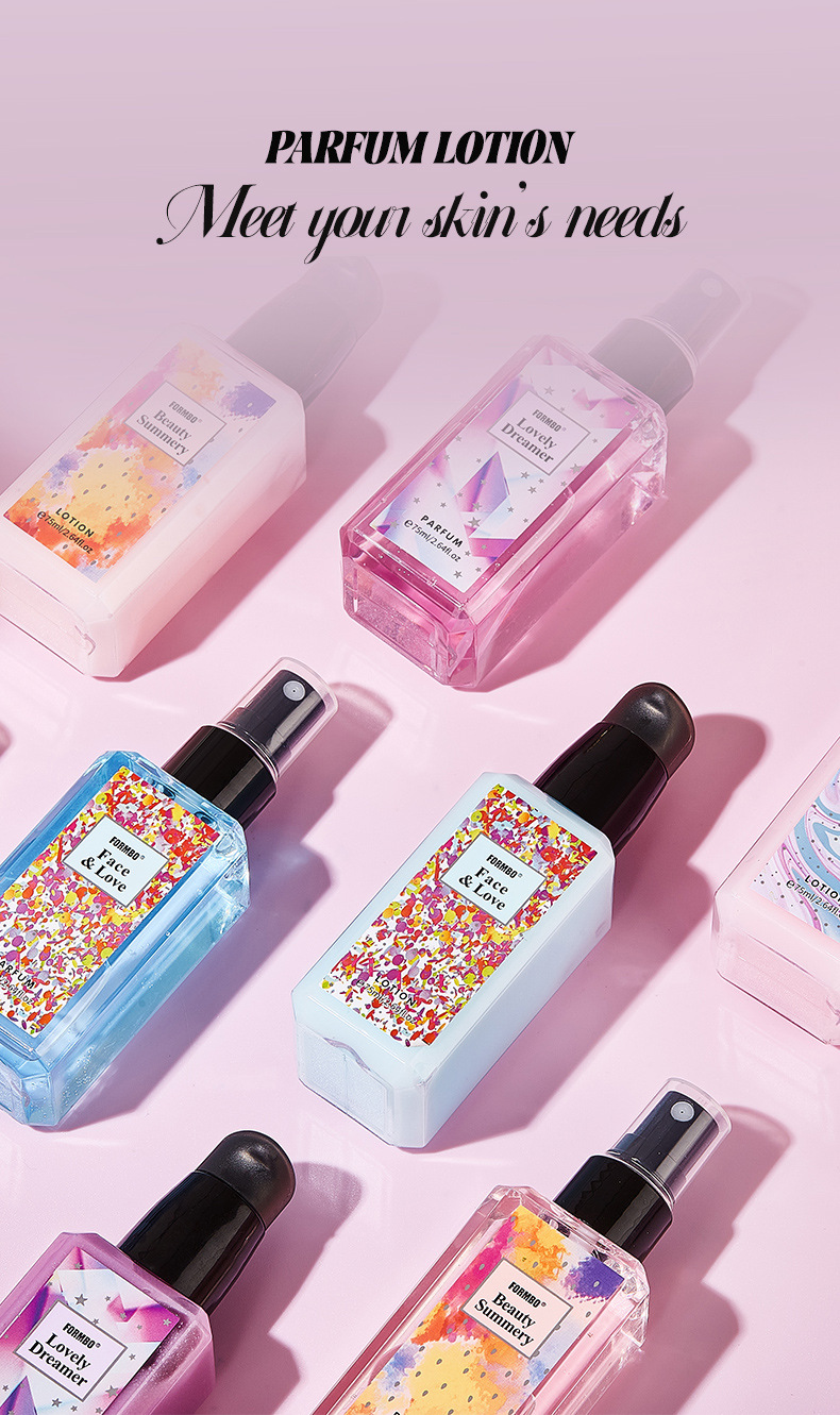 【跨境专供】香水护肤套装持久留香清新淡香香水身体乳液套装批发详情15