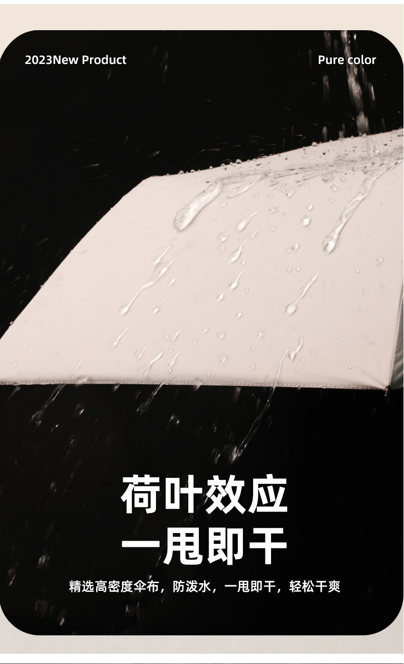 ID3L60骨定 制logo全自动晴雨两用广告太阳伞女大号折叠雨伞礼盒详情14