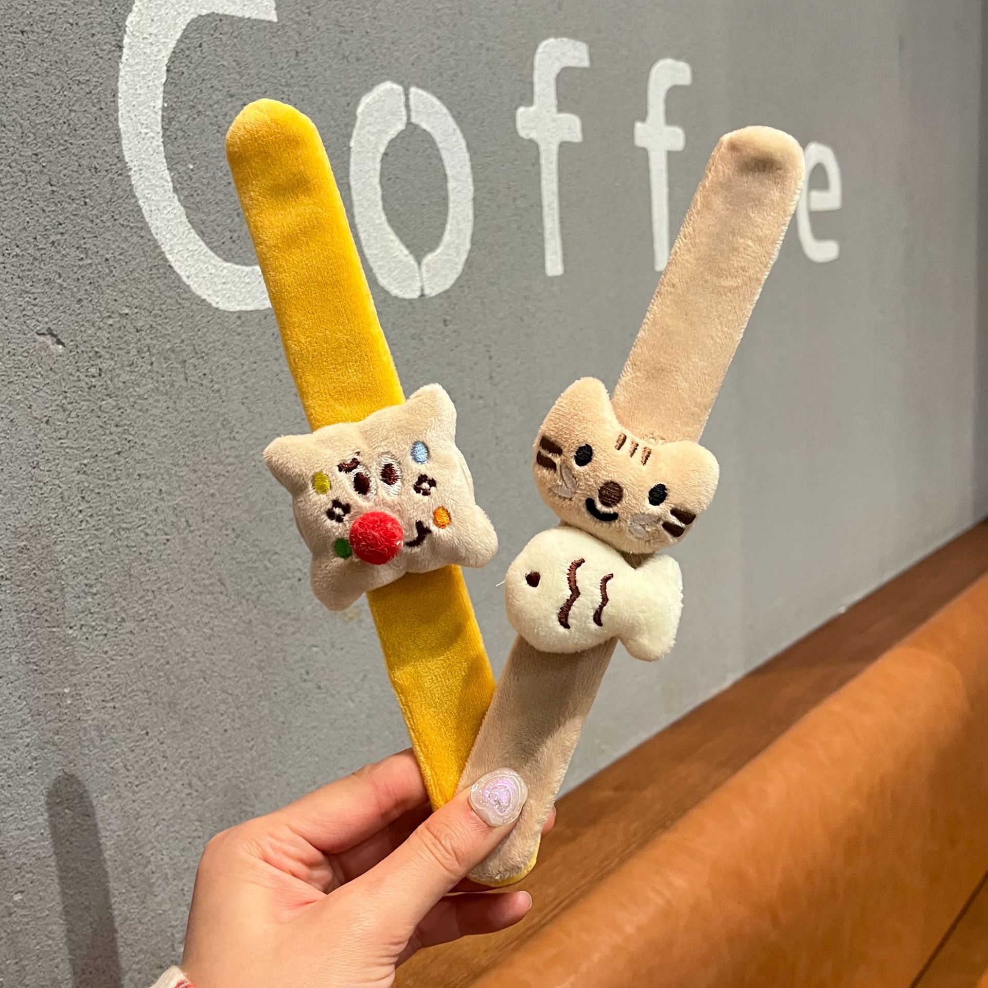 新款儿童毛绒卡通啪啪圈星之卡比可爱情侣手环韩版女玩偶婚抛礼物详情22