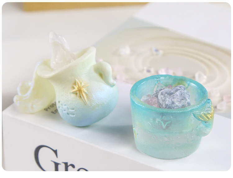 New zodiac blind box cartoon creative design, crystal decorative items, desktop resin handicrafts blind box pic 22