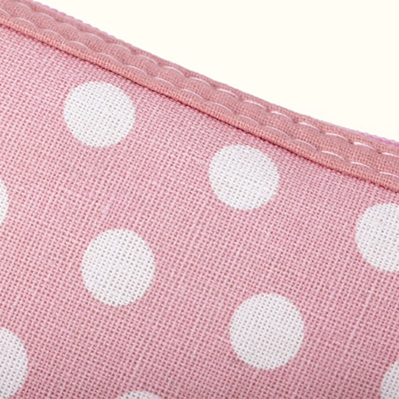 经典款圆点布艺拉链包卡包钥匙包手机包洗漱包化妆收纳包详情11