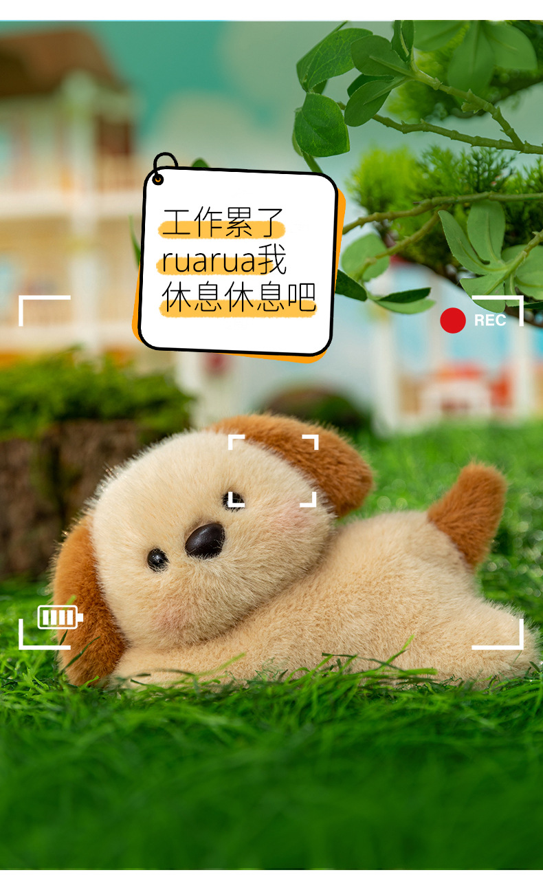 趴姿可爱香味毛绒动物公仔玩偶治愈系软萌小狗狐狸羊桌陪搭子详情9